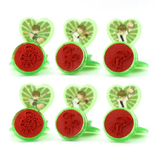 Cartoon Heart Stamps – Motivational Reward Stamps for Kids, Teachers & Parents (6 Pc, Multicolor) - Justgrabit Inc.
