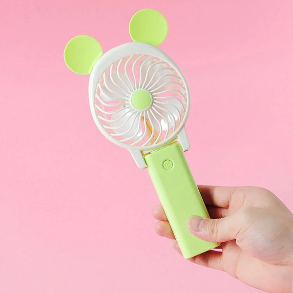 Mini Cartoon Style Fan used in all kinds of places including household and many more for producing fresh air purposes.(Battery Not Include) - Justgrabit Inc.