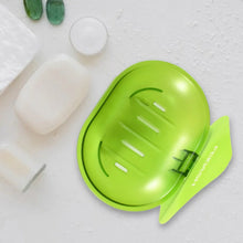Plastic Soap Dish Holder for Bathroom Shower Wall Mounted Self Adhesive Soap Holder Saver Tray - Plastic Sponge Holder for Kitchen Storage Rack Soap Box, Bathroom ,Sabudani - Justgrabit Inc.