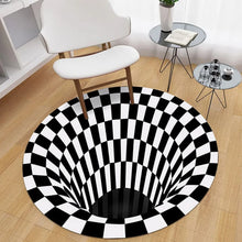 3D Space Round Carpet, Floor Mat Non - Woven Doormat (1 Pc / 78 Cm) - justgrabit.in | Just Grab It