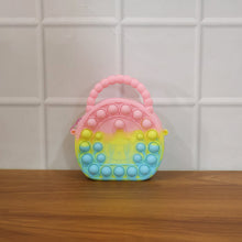 Rainbow Round Silicone Pop It Coin Purse (1 Pc) - justgrabit.in | Just Grab It