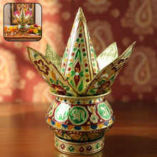 Traditional Decorative Pooja Kalash (1 Set) - justgrabit.in | Just Grab It