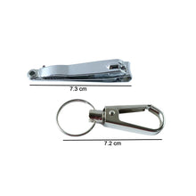 Stainless Steel Nail Clipper Set with Keychain Holder (2 Pc) - justgrabit.in | Just Grab It