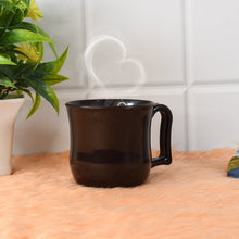 Premium Plastic Coffee / Tea Cups / Mug with Handle (1 Pc / With Color Box / Black) - justgrabit.in | Just Grab It