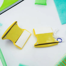 Magnetic Glass Cleaner (1 Pc): Square, Double - Sided Wiper, 2 Extra Pads - Justgrabit Inc.