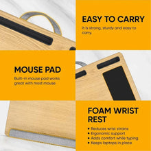 Portable Laptop Table with Mouse Pad (55×35 Cm / 1 Pc) - Justgrabit Inc.