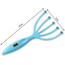 Handheld Five - Finger Head Massager with Rolling Ball Tips (1 Pc) - justgrabit.in | Just Grab It