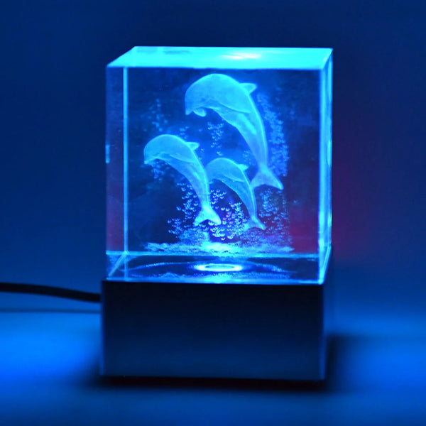 3D Mix Design LED Light Base With Speaker (1 Pc / B Grade) - Justgrabit Inc.