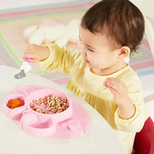 Silicon Micky Plate And 1 Spoon & 1 Fork Card Packing ( 1 Pc Product) - justgrabit.in | Just Grab It