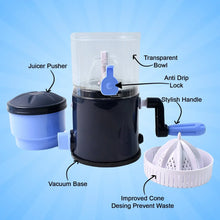 Ritu Hand Operated Compact Manual Juicer (Multicolor / 1 Pc) - Justgrabit Inc.