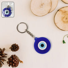 Evil Eye Rubber / Silicone Keychain (1 Pc / Blue Color) - justgrabit.in | Just Grab It