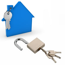 Heavy Steel Premium Square Padlock 70mm with 4 Keys Hardened Shackle for Doors - justgrabit.in | Just Grab It
