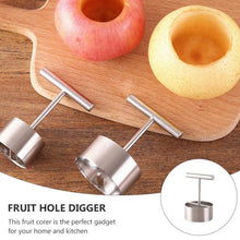 Corer Pear Core Separator Vegetable Core Remover Seeder Cutter Pitter Fruit Hole Remover Coring Tool (1 Pc) - Justgrabit Inc.