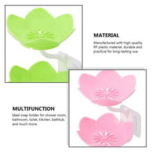 Double Layer Flower Self Draining Soap Dish Holder, Bathroom Shower Soap Holder Dish Storage Plate Tray for Bathroom, Kitchen, Bathtub - justgrabit.in | Just Grab It