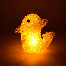 Dolphin Shape Crystal LED Night Light Lamp – Cute Glowing Animal Decorative Light (1 Pc) - Justgrabit Inc.