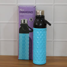 Plastic 1100 ML Approx Diamond Texture Sports Water Bottle (1 Pc) - justgrabit.in | Just Grab It