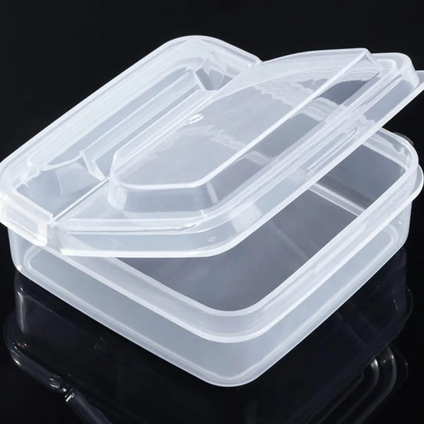 Transparent Storage Box Food Storage (1 Pc / 10×10 CM) - justgrabit.in | Just Grab It