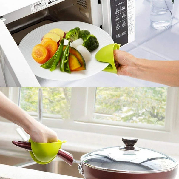 Silicone Heat Resistant Cooking Potholder for Kitchen Cooking & Baking - Justgrabit Inc.
