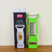 Supermom 3 - in - 1 Multi - Functional Stainless Steel Vegetable & Fruit Peeler (1 Pc) - justgrabit.in | Just Grab It