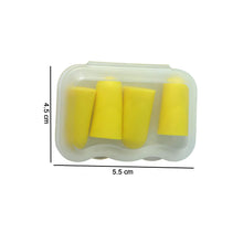 Soft Foam Noise Reduction Ear Plugs with Compact Storage Case (4 Pair / 8 Pcs) - justgrabit.in | Just Grab It