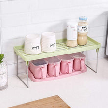 Folding Storage Organizer Stack Shelf Rack (1 Pc) - justgrabit.in | Just Grab It
