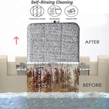 Scratch Cleaning MOP with 2 in 1 SELF Clean WASH Dry Hands Free Flat Mop - Justgrabit Inc.