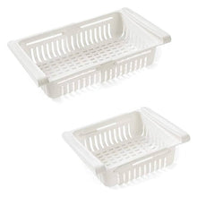 Expandable Adjustable Multipurpose Fridge Storage Basket (1 Pc) - justgrabit.in | Just Grab It