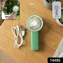 Portable USB Rechargeable Handheld Mini Fan (1 Pc) - justgrabit.in | Just Grab It