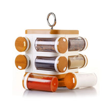Ganesh Storewell Plastic Spice Rack - Set of 8 - Justgrabit Inc.