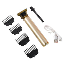 Men's Hair Trimmer & Beard Clipper with 4 Adjustable Blades & Cleaning Brush, Hair accessories - Justgrabit Inc.