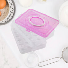 Double Layer 24 Grid Egg Storage Box for Egg Storage Container - Justgrabit Inc.