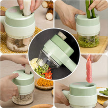 4 in 1 Electric Handheld Cooking Hammer Vegetable Cutter Fruit Slicer - justgrabit.in | Just Grab It