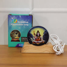 3D Creative Lord Shiva LED Night Lamp (1 Pc) - justgrabit.in | Just Grab It