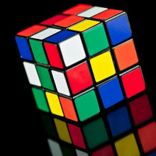 Plastic Fancy 3x3 Small Cube Puzzles Game - 2 Pieces (Multicolour) - Justgrabit Inc.