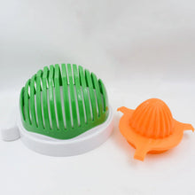2 In 1 Salad Cutter Bowl with Lemon Squeezer Citrus Juicer (1 Pc) - Justgrabit Inc.