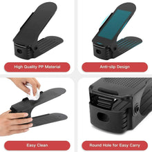 ADJUSTABLE FOLDING SHOE SLOTS ORGANIZER. - Justgrabit Inc.
