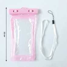 Pink Waterproof Phone Pouch Bag, Mobile cover (1 Pc) - justgrabit.in | Just Grab It