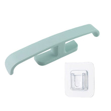 Bathroom Towel Slipper Hanging Rack Self Adhesive Wall Mounted (1 Pc) - justgrabit.in | Just Grab It