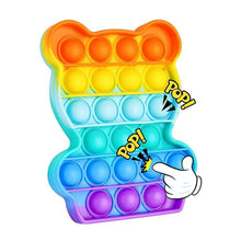 Bear It Fidget Toys Stress Relief Rainbow Toy ( 1 pcs ) - justgrabit.in | Just Grab It