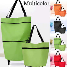 Folding Cart Bags Trolley Shopping Bag For Travel Luggage - Justgrabit Inc.
