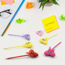 Cute Cartoon Shape & Heart Design Facy Writting Pen Attached Rattle | Ball Pen Smooth Writing For Wedding , Events & Multiuse Pen Best Pen l Use for Kids (12 Pcs Set Mix Design & Color) - Justgrabit Inc.