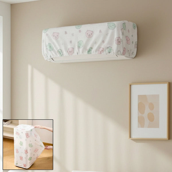 B - Grade Reusable Split Air Conditioner Dust Protection Cover - justgrabit.in | Just Grab It