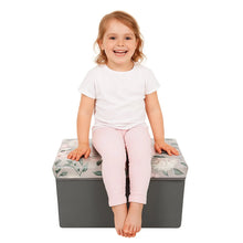 Premium Foldable Storage Box with Floral Lid (1 Pc) - justgrabit.in | Just Grab It