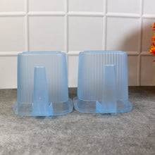 Plastic Transparent Bathroom Water Mug (4 pc / Mix colour / 1000 ML) - justgrabit.in | Just Grab It