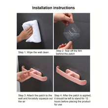 Bathroom Towel Slipper Hanging Rack Self Adhesive Wall Mounted (1 Pc) - justgrabit.in | Just Grab It