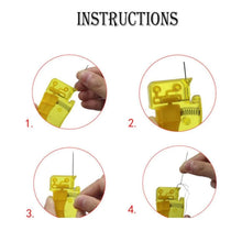 Needle Threader, Stylish Appearance Comfortable Grip Lightweight Portable Automatic Needle Threader for Sewing for Home (1 Pc) - Justgrabit Inc.