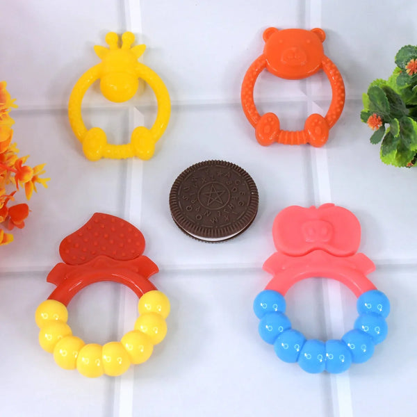 Silicone Baby Teething Toys (1 Pc / Mix Design) - Justgrabit Inc.
