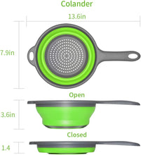 Foldable Silicone Colander for Fruit & Veggies - justgrabit.in | Just Grab It