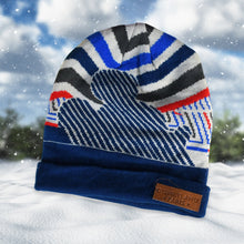 Cap for Winter Woolen Knitted Black Inside Fur Caps (1 Pc / Mix Design & Color) - justgrabit.in | Just Grab It