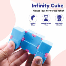 Infinity Cube Fidget Toy Stress Relief Hand Puzzle for Kids & Adults 1 Pc - justgrabit.in | Just Grab It